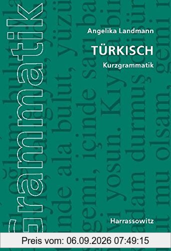 Türkisch: Kurzgrammatik