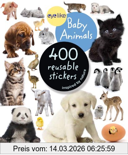 Workman Publishing Eyelike Stickers, Baby Animals
