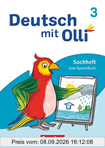 Deutsch mit Olli - Sachhefte 1-4 - Ausgabe 2021 - 3. Schuljahr: Sachheft zum Sprachbuch