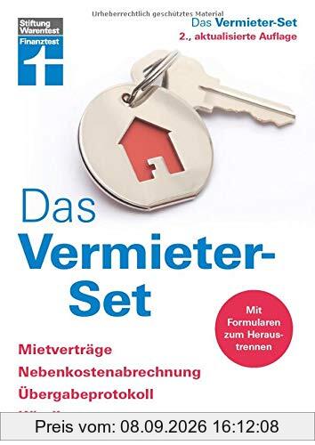 Das Vermieter-Set: Für private Vermieter - Rechtsverbindliche Formulare von Anfang bis zur Beendigung des Mietverhältnisses - Mit Formularen & Ausfüllhilfen | Von Stiftung Warentest