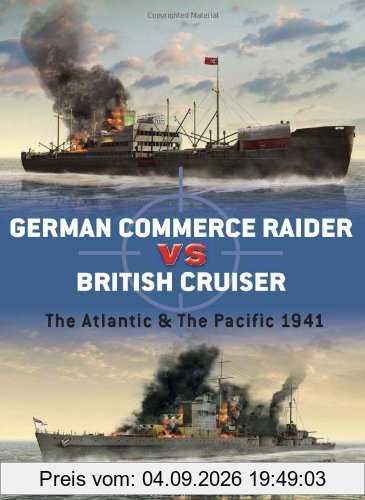 German Commerce Raider vs British Cruisers (Duel)