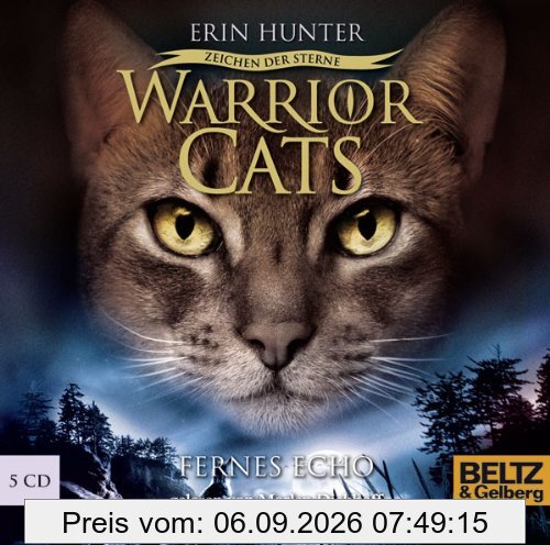 Warrior Cats. Zeichen der Sterne. Fernes Echo: IV, Folge 2, gelesen von Marlen Diekhoff, 5 CDs in der Multibox, 6 Std. 32 Min.