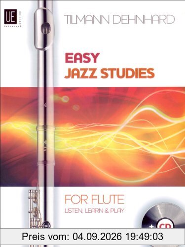 Easy Jazz Studies, für Flöte mit Audio-CD