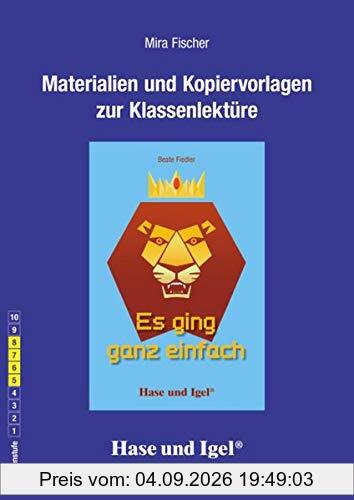 Begleitmaterial: Es ging ganz einfach