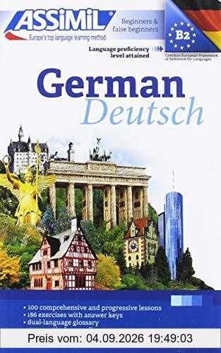German : beginners & false beginners : language proficiency level attained B2