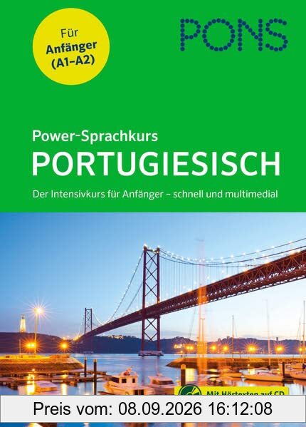 PONS Power-Sprachkurs Portugiesisch 1: Der Intensivkurs für Anfänger schnell und multimedial – mit CD und Online-Tests