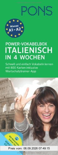 PONS Power-Vokabelbox Italienisch in 4 Wochen