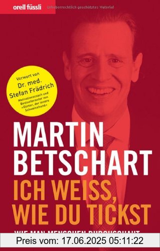 Binding : Gebundene Ausgabe, Label : Orell Füssli Verlag, Publisher : Orell Füssli Verlag, medium : Gebundene Ausgabe, numberOfPages : 192, publicationDate : 2011-03-03, authors : Martin Betschart, languages : german, ISBN : 3280054109