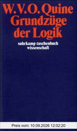 Grundzüge der Logik (suhrkamp taschenbuch wissenschaft)