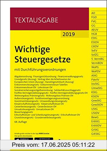 Binding : Taschenbuch, Edition : Inklusive Gesetze-App., Label : NWB Verlag, Publisher : NWB Verlag, medium : Taschenbuch, numberOfPages : 1266, publicationDate : 2019-02-12, publishers : NWB Gesetzesredaktion, ISBN : 3482604509