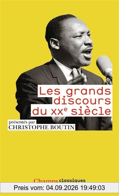 Les grands discours du XXe siècle