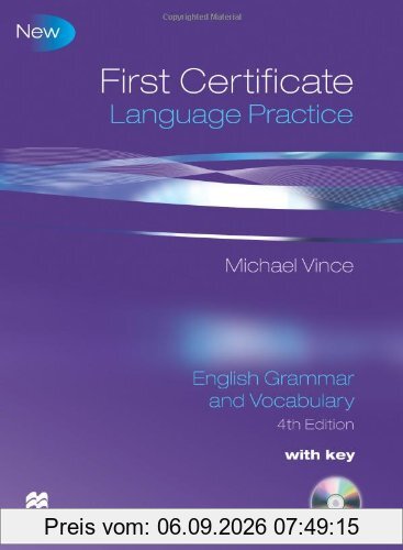 FIRST CERTIFICATE LANG.PRACTICE+KEY NE: Student Book Pack with Key (Language Practice)