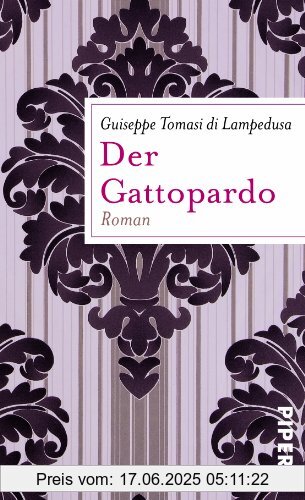 Binding : Taschenbuch, Label : Piper Taschenbuch, Publisher : Piper Taschenbuch, medium : Taschenbuch, numberOfPages : 432, publicationDate : 2011-07-01, authors : Giuseppe Tomasi di Lampedusa, translators : Giò Waeckerlin Induni, publishers : Gioacchino Lanza Tomasi, languages : german, ISBN : 3492272401