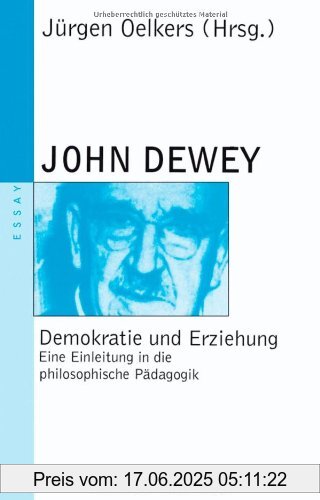 Binding : Taschenbuch, Edition : 5, Label : Beltz, Publisher : Beltz, medium : Taschenbuch, numberOfPages : 517, publicationDate : 2011-03-11, authors : John Dewey, translators : Hylla, Gudrun u.Harald, publishers : Jürgen Oelkers, languages : german, ISBN : 340722057X