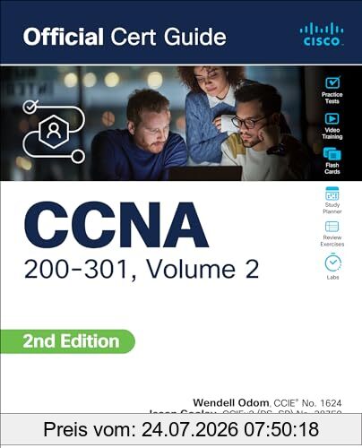 Wendell Odom Ccna 200-301 Official Cert Guide, Volume 2 (Official Cert Guides, 2, Band 2)