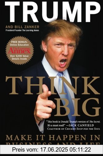 Binding : Taschenbuch, Edition : Reprint, Label : HarperBusiness, Publisher : HarperBusiness, NumberOfItems : 1, medium : Taschenbuch, numberOfPages : 384, publicationDate : 2008-09-30, releaseDate : 2008-09-30, authors : Trump, Donald J., Bill Zanker, languages : english, ISBN : 0061547840