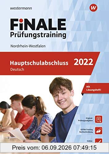 FiNALE Prüfungstraining Hauptschulabschluss Nordrhein-Westfalen: Deutsch 2022 Arbeitsbuch mit Lösungsheft