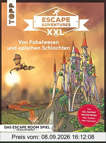Escape Adventures XXL – Von Fabelwesen und epischen Schlachten: Das ultimative Escape-Room-Erlebnis jetzt in XXL! Mit Mystery-Map, Teilen zum ... für 2-6 Spieler. Über 120 Minuten Spielzeit