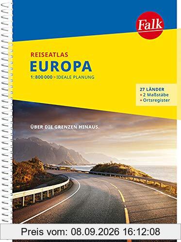 Falk Reiseatlas Europa 1:800 000 (Falk Atlanten)