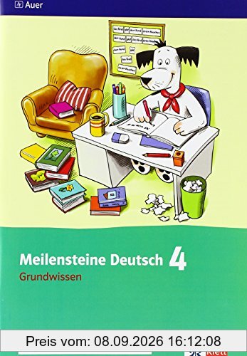 Meilensteine Deutsch in kleinen Schritten / Grundwissen 4. Schuljahr