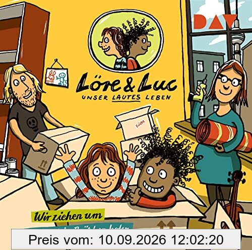 Löre & Luc – Unser lautes Leben (1). Folge 1: Wir ziehen um / Folge 2: Ich gehe allein Brötchen holen: Hörspiele mit Ilja Richter u.v.a. (1 CD)