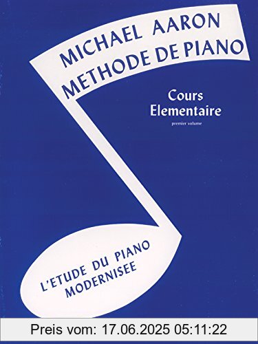 Brand : Belwin, Binding : Taschenbuch, Label : Warner Bros.Publ., Publisher : Warner Bros.Publ., NumberOfItems : 1, PackageQuantity : 1, Feature : Cette méthode suggère à l'élève l'amour de la musique, et lui trace la voie du succès., medium : Taschenbuch, numberOfPages : 64, publicationDate : 2000-03-01, authors : Michael Aaron, languages : french, ISBN : 0769238467