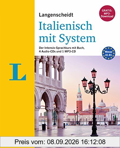Langenscheidt Italienisch mit System - Sprachkurs mit Buch, 4 Audio-CDs, 1 MP3-CD und MP3-Download: Der Intensiv-Sprachkurs mit Buch, 4 Audio-CDs und 1 MP3-CD (Langenscheidt Sprachkurse mit System)