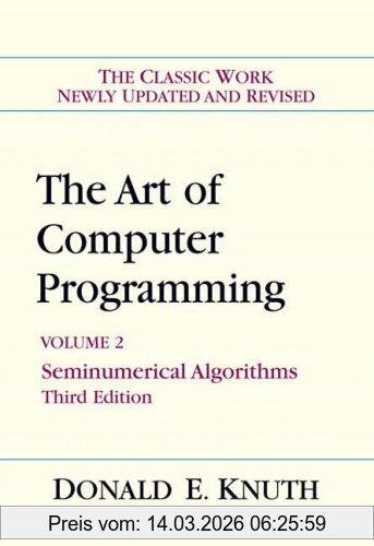Knuth, Donald Ervin The Art Of Computer Programming 2. Seminumerical Algorithms