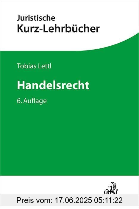 Binding : paperback, Edition : 6., neubearbeitete, Label : Handelsrecht : Ein Studienbuch (Kurzlehrbücher für das Juristische Studium), medium : paperback, numberOfPages : 365, publicationDate : 2025-01-16, languages : german, ISBN : 3406821022
