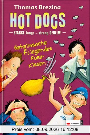 Hot Dogs - Starke Jungs, Bd.5 : Geheimsache fliegendes Furzkissen