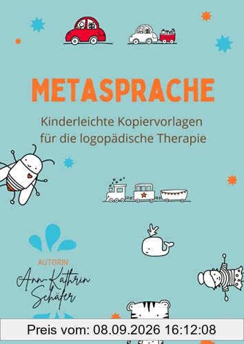Metasprache: Kinderleichte Kopiervorlagen für die logopädische Therapie
