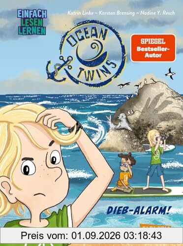 Ocean Twins: Dieb-Alarm!: Einfach Lesen Lernen | Aufregendes Segel-Abenteuer auf hoher See für Leseanfänger*innen ab 6 | Pädagogisch wertvolles Wissen über Meerestiere