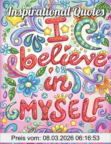 Jade Summer Inspirational Quotes, An Adult Coloring Book With Motivational Sayings And Positive Affirmations For Confidence And Relaxation