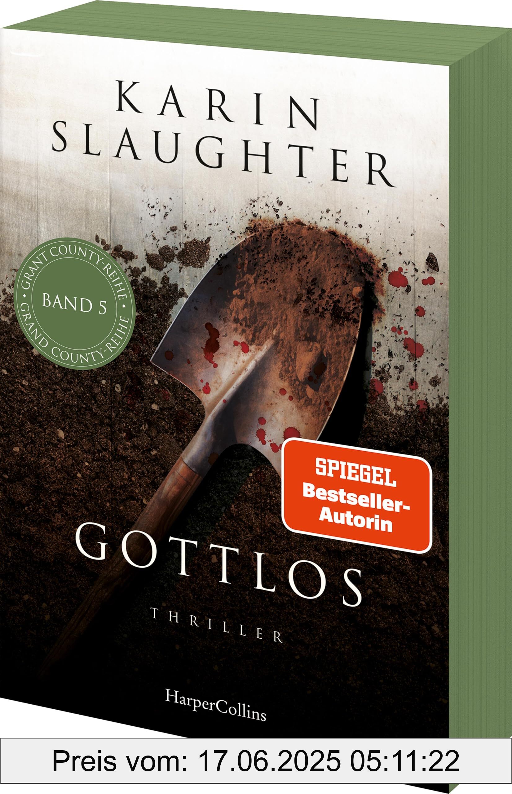 Brand : HarperCollins, Binding : paperback, Edition : 1., Label : Gottlos : Thriller | Von der SPIEGEL-Bestsellerautorin | Spannung, Abgründe und ein Wettlauf gegen die Zeit | Mit exklusivem Farbschnitt in limitierter Erstauflage (Grant-County-Serie, Band 5), medium : paperback, numberOfPages : 512, publicationDate : 2024-11-19, languages : german, ISBN : 3365008357