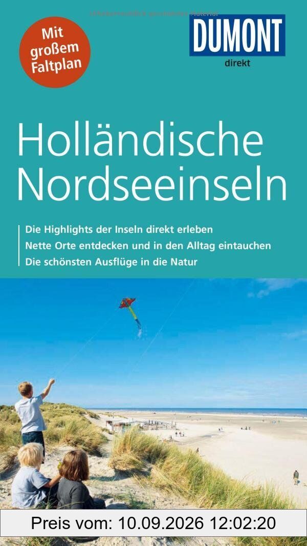 DuMont direkt Reiseführer Holländische Nordseeinseln 1:125000