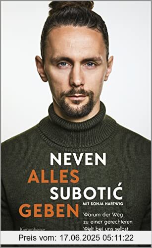 Binding : Broschiert, Edition : 1., Label : Kiepenheuer&Witsch, Publisher : Kiepenheuer&Witsch, medium : Broschiert, numberOfPages : 272, publicationDate : 2022-06-09, releaseDate : 2022-06-09, authors : Neven Subotić, Sonja Hartwig, ISBN : 3462002333