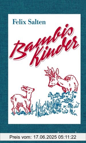 Binding : Gebundene Ausgabe, Edition : 1., Aufl., Label : Unionsverlag, Publisher : Unionsverlag, medium : Gebundene Ausgabe, numberOfPages : 272, publicationDate : 2013-02-25, authors : Felix Salten, languages : german, ISBN : 3293004563