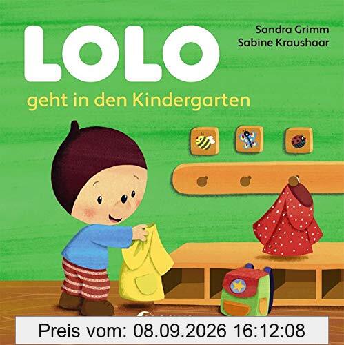 Lolo geht in den Kindergarten: Bilderbuch für Kleinkinder ab 18 Monate - Starke Kontraste fördern die Wahrnehmung