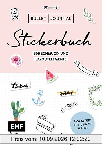 Bullet Journal – Stickerbuch: Easy Setups für deinen Planer: 900 Schmuck- und Layoutelemente