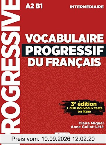 Vocabulaire progressif du français, 2ème édition: Niveau intermédiaire avec 375 exercices. Buch + Audio-CD