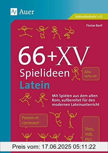 Binding : Broschiert, Edition : 1, Label : Auer Verlag in der AAP Lehrerfachverlage GmbH, Publisher : Auer Verlag in der AAP Lehrerfachverlage GmbH, medium : Broschiert, numberOfPages : 80, publicationDate : 2015-09-01, authors : Florian Bartl, languages : german, ISBN : 3403077632