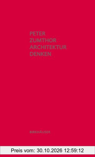 Architektur denken