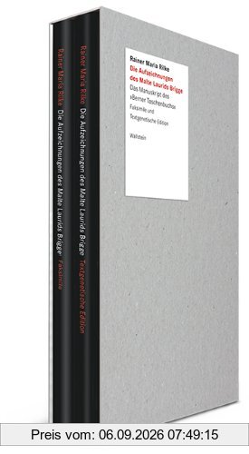 Die Aufzeichnungen des Malte Laurids Brigge: Das Manuskript des »Berner Taschenbuchs«. Faksimile und Textgenetische Edition