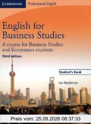 English for Business Studies - Third Edition. Student's Book