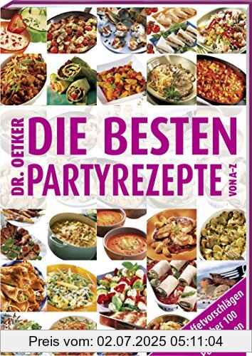 Die Buchhandlung in Oelde hat das Buch Die besten Partyrezepte von A - Z
