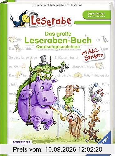 Das große Leseraben-Buch - Quatschgeschichten: mit Stickerbogen ABC (Leserabe - Sonderausgaben)