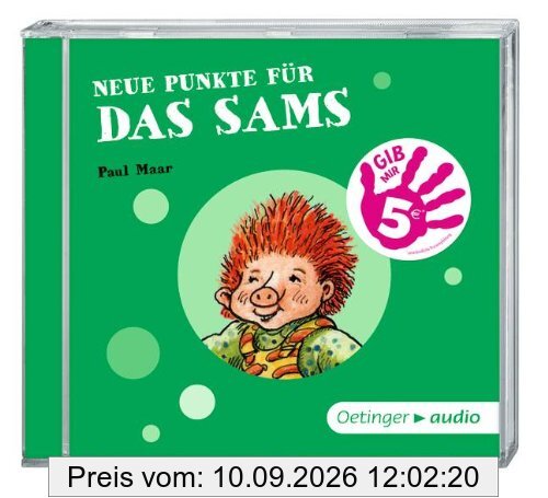 Neue Punkte für das Sams SA (CD): Hörspiel, ca. 60 Min. Aktion Gib mir fünf