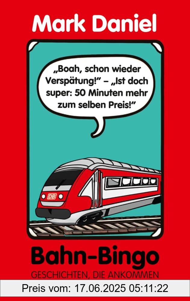 Binding : paperback, Edition : 1, Label : Bahn-Bingo : Geschichten, die ankommen, medium : paperback, numberOfPages : 160, publicationDate : 2025-04-22, languages : german, ISBN : 3359030737