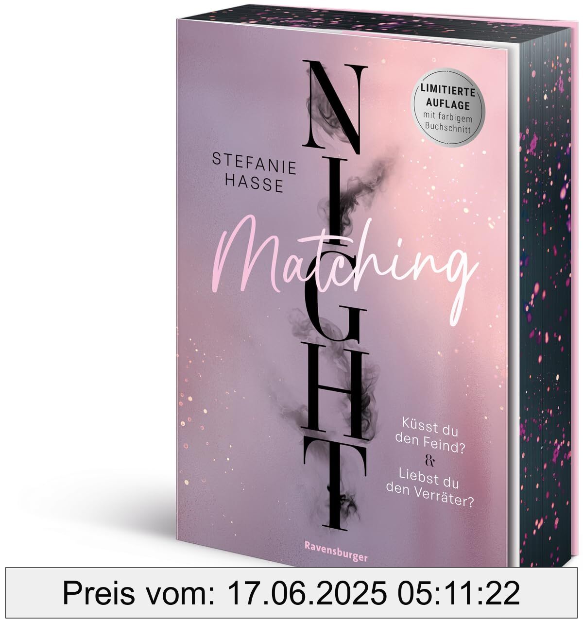 Binding : perfect, Edition : 1, Label : Matching Night, Band 1 & 2 : Küsst du den Feind? & Liebst du den Verräter? (Limitierte Ausgabe mit Farbschnitt | Doppelband | New Adult Romantic Suspense | 1. Platz beim Lovelybooks Community Award), medium : perfect, numberOfPages : 672, publicationDate : 2024-10-01, languages : german, ISBN : 3473586803