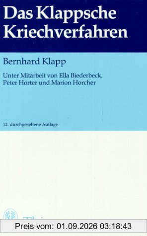 Das Klappsche Kriechverfahren